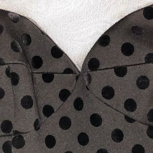 WEILL POLKA DOT BLACK  DRESS